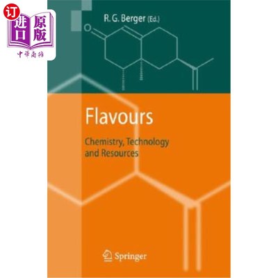 海外直订Flavours and Fragrances: Chemistry, Bioprocessing and Sustainability 香料和香料：化学、生物加工和可持续性