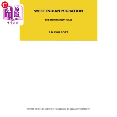 海外直订West Indian Migration 西印度移民