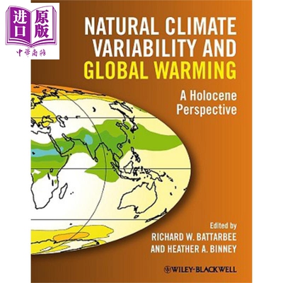 现货 Natural Climate Variability And Global Warming【中商原版】