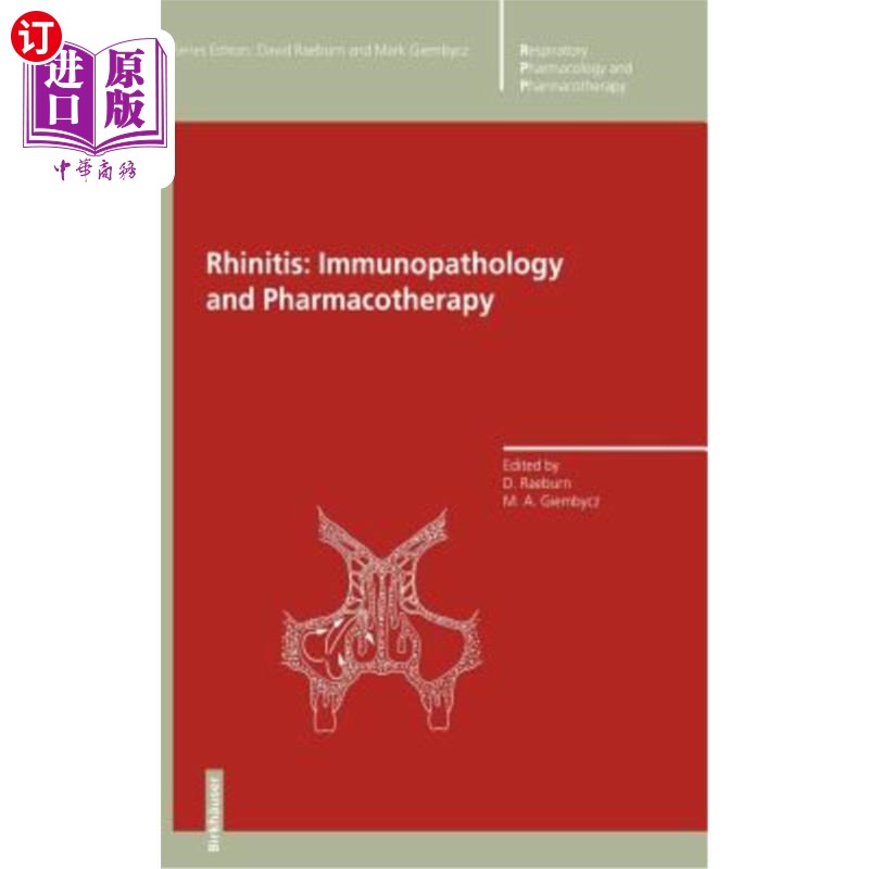 海外直订医药图书Rhinitis: Immunopathology and Pharmacotherapy 鼻炎:免疫病理学和药物治疗