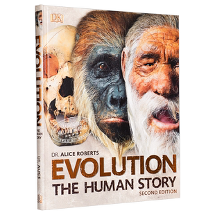 【中商原版】进化：人类的故事（第2版）英文原版 Evolution Human Story Alice Roberts DK自然科学书籍 精装