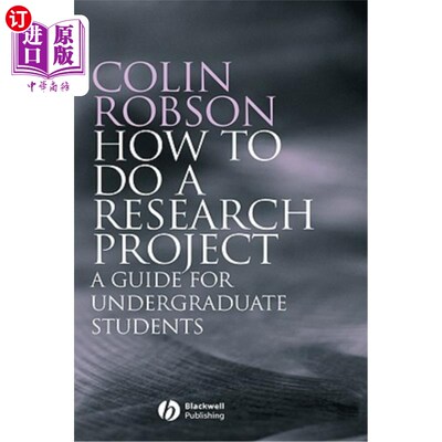 海外直订How to Do a Research Project: A Guide for Undergraduate Students 如何做一个研究项目:本科生指南