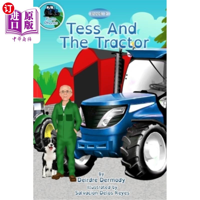 海外直订Tess And The Tractor: Farm Phonics Learning to read kids phonics books for 6-8 y 泰丝和拖拉机:农场自然拼读