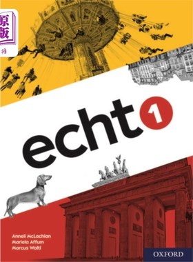 海外直订Echt 1 Student Book Echt 1学生用书