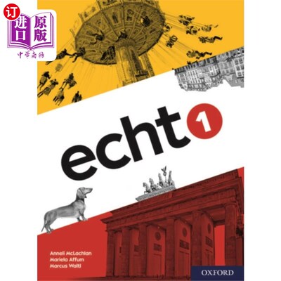 海外直订Echt 1 Student Book Echt 1学生用书