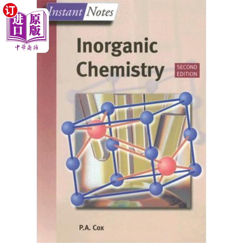 海外直订BIOS Instant Notes in Inorganic Chemistry BIOS无机化学即时笔记