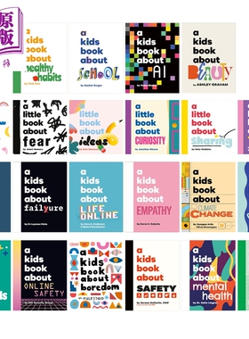 DK给孩子的书系列 英文原版 信任/分享/好奇心/人工智能/健康习惯/焦虑/自信/同理心 儿童成长教育 A Kids Book【中商原版】