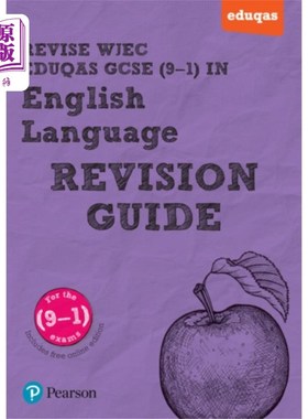 海外直订Pearson REVISE WJEC Eduqas GCSE in English Langu... 皮尔逊修订WJEC教育GCSE(9-1)英语语言修订指南