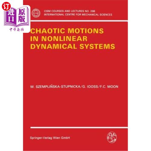 海外直订Chaotic Motions in Nonlinear Dynamical Systems 非线性动力系统中的混沌运动