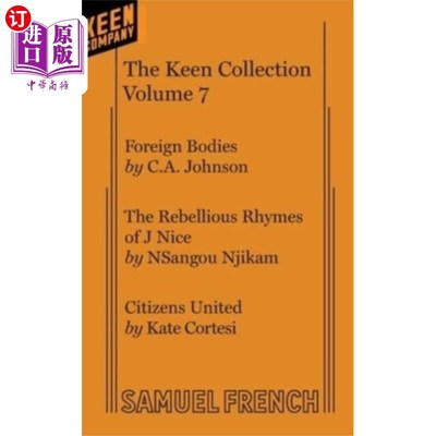海外直订Keen Collection: One Acts by Contemporary Playwr... 热切收集：当代剧作家的一个行为卷7
