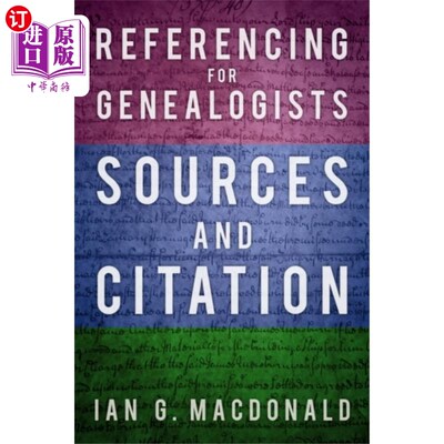 海外直订Referencing for Genealogists 引用的系谱学家
