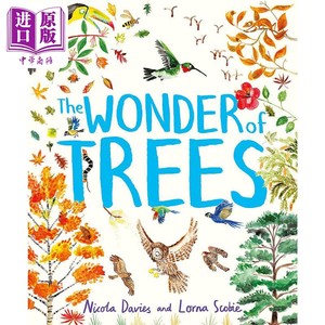 The Wonder of Trees 树木的奇观 英文原版 进口原版 9岁以上 精装 儿童科普图画书 森林树�