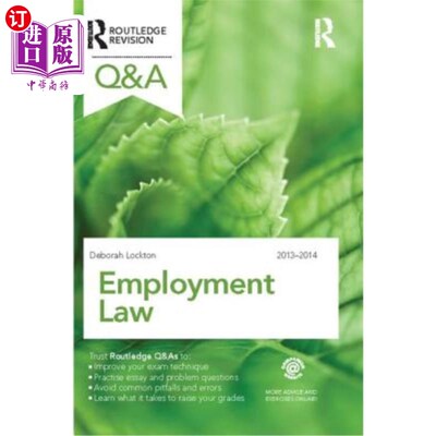 海外直订Q&A Employment Law 2013-2014 2013-2014年就业法问答