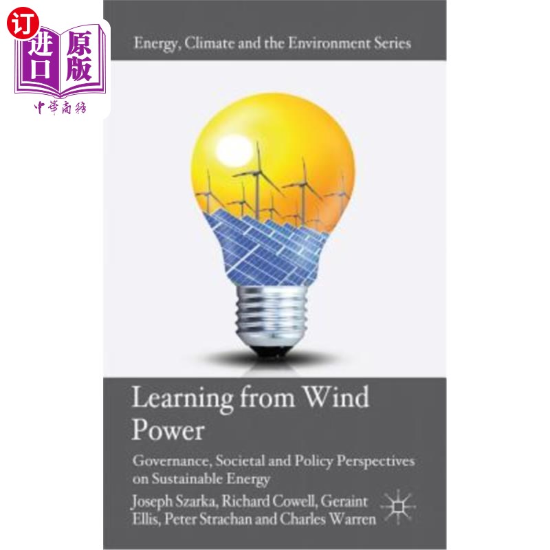 海外直订Learning from Wind Power: Governance, Societal and Policy Perspectives on Sustai 从风力发电中学习：可持续能