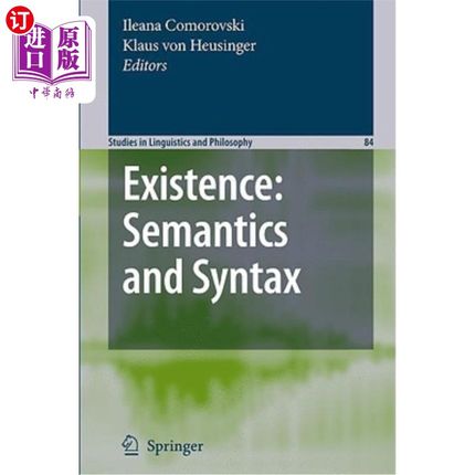 海外直订Existence: Semantics and Syntax 存在:语义和语法