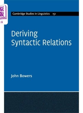 海外直订Deriving Syntactic Relations 派生语法关系