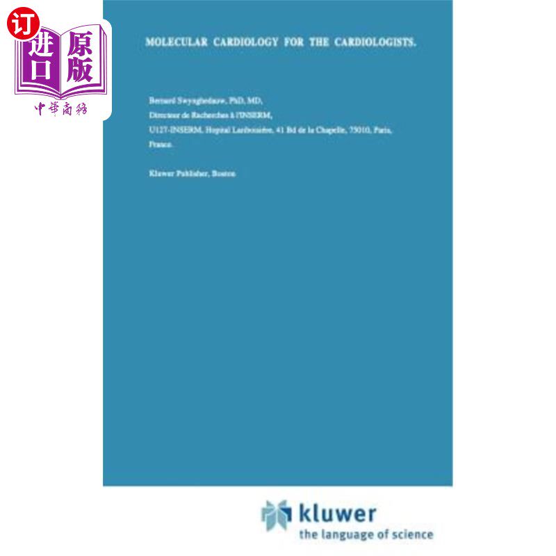 海外直订医药图书Molecular Cardiology for the Cardiologists 心脏病学家的分子心脏病学