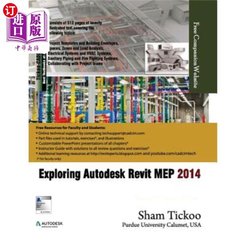 海外直订Exploring Autodesk Revit MEP 2014 探索Autodesk Revit MEP 2014