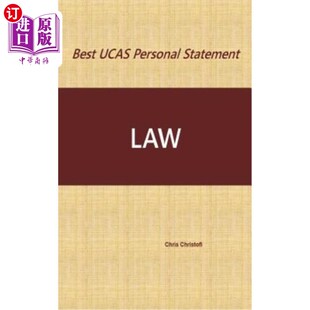 海外直订Best UCAS Personal Statement: LAW: Law 最佳UCAS个人陈述：法律：法律
