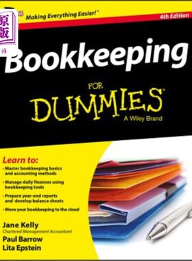 海外直订Bookkeeping for Dummies 傻瓜记账