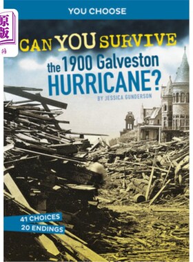 海外直订Can You Survive the 1900 Galveston Hurricane?: An Interactive History Adventure 你能在1900年加尔维斯顿飓风