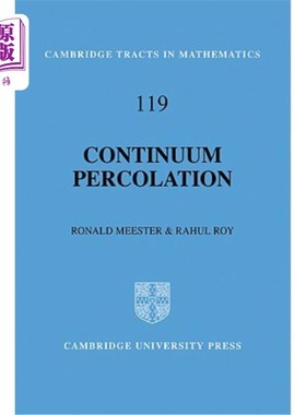 海外直订Continuum Percolation 连续渗滤