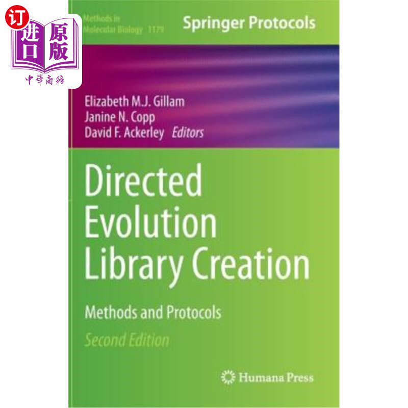 海外直订医药图书Directed Evolution Library Creation: Methods and Protocols 定向进化库创建：方法和协议