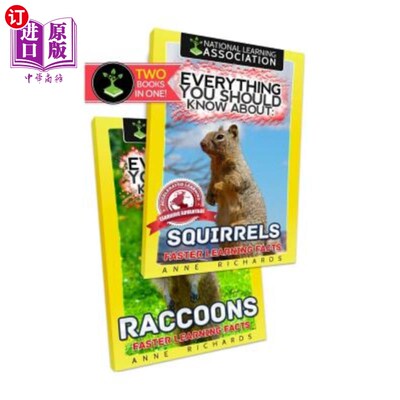 海外直订Everything You Should Know About: Squirrels and Raccoons 你该知道的一切:松鼠和浣熊