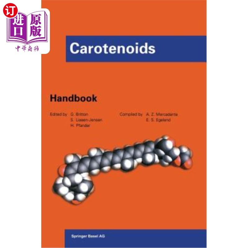 海外直订医药图书Carotenoids: Handbook 类胡萝卜素:手册