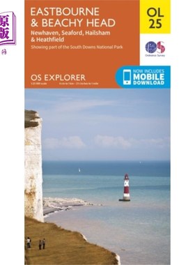 海外直订Eastbourne & Beachy Head, Newhaven, Seaford, Hai... 伊斯特本和比奇角，纽黑文，西福德，黑尔舍姆和希思菲尔德