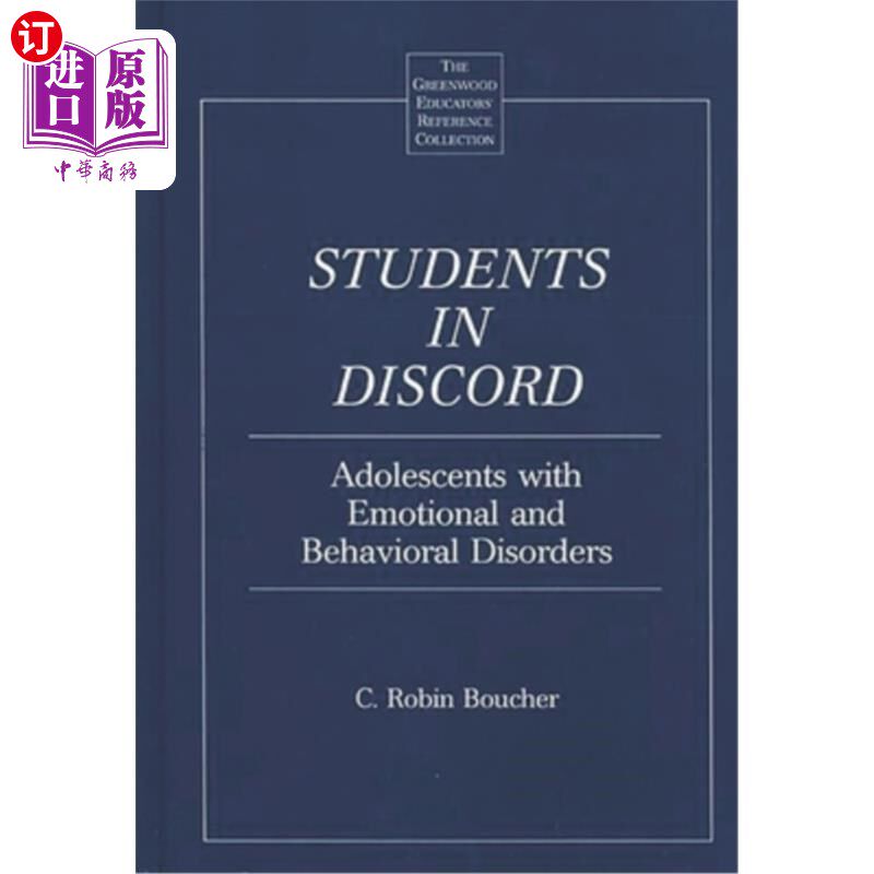 海外直订Students in Discord: Adolescents with Emotional and Behavioral Disorders 不和谐的学生:有情绪和行为障碍的青
