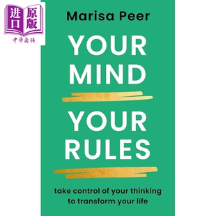 预售 你的思想 你做主 掌控你的思维 改变你的人生 Your Mind Your Rules 英文原版 Marisa Peer【中商原版】