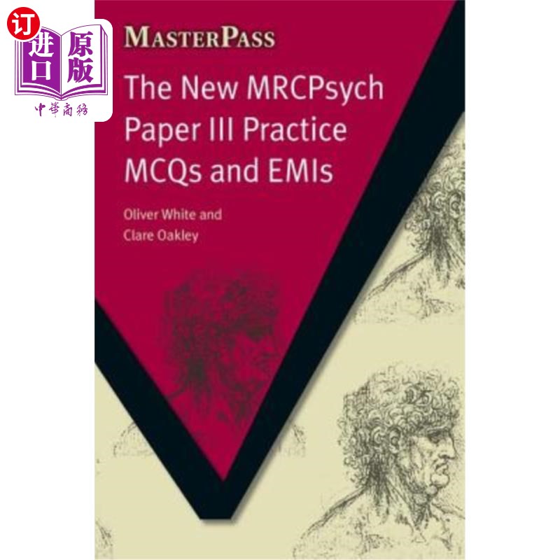 海外直订The New Mrcpsych Paper III: Practice McQs and Emis 新心理学论文III:实践mcq和Emis