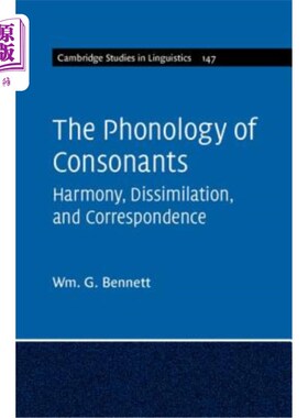 海外直订The Phonology of Consonants: Harmony, Dissimilation and Correspondence 辅音音位学：和声、异化与对应