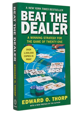 【中商原版】击败庄家：21点的有利策略 英文原版 Beat the Dealer: A Winning Strategy for the Game of Twenty-One 棋牌