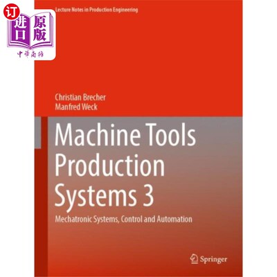 海外直订Machine Tools Production Systems 3 机床生产系统