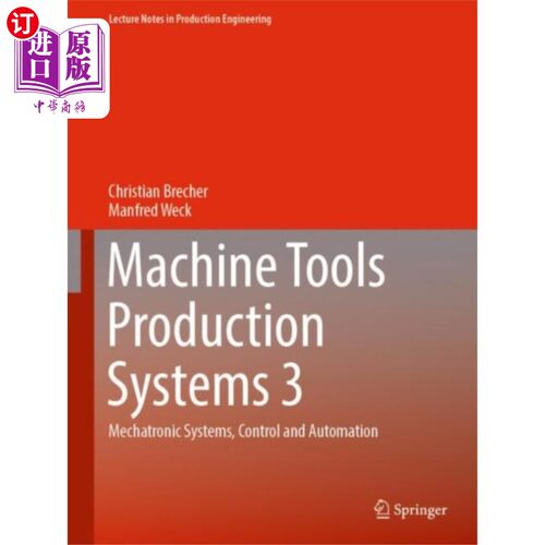 海外直订Machine Tools Production Systems 3 机床生产系统