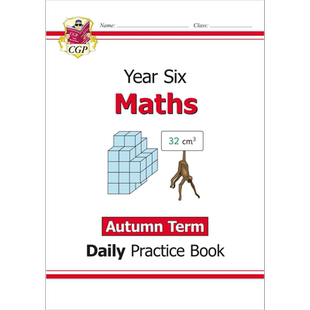 英国原版CGP教辅 新版KS2数学日常练习书 六年级秋季学期 New KS2 Maths Daily Practice Book Year 6 Autumn Term【中商原版