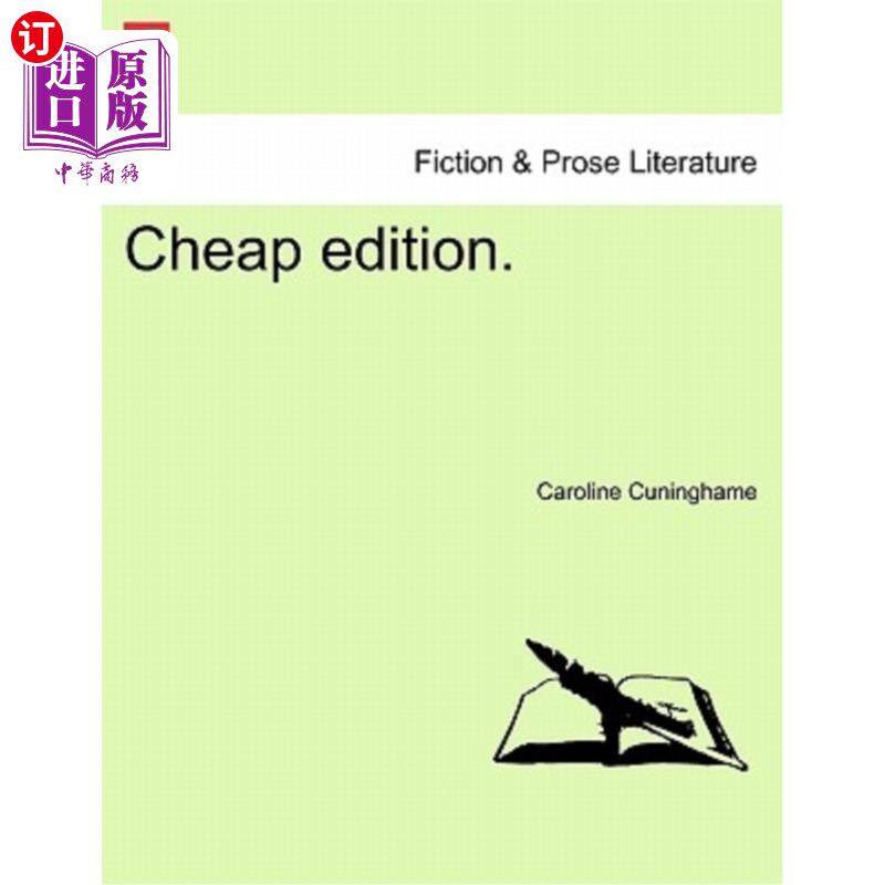 海外直订Cheap Edition. 廉价版。