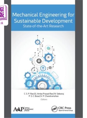 海外直订Mechanical Engineering for Sustainable Development: State-Of-The-Art Research: S 机械工程促进可持续发展:新
