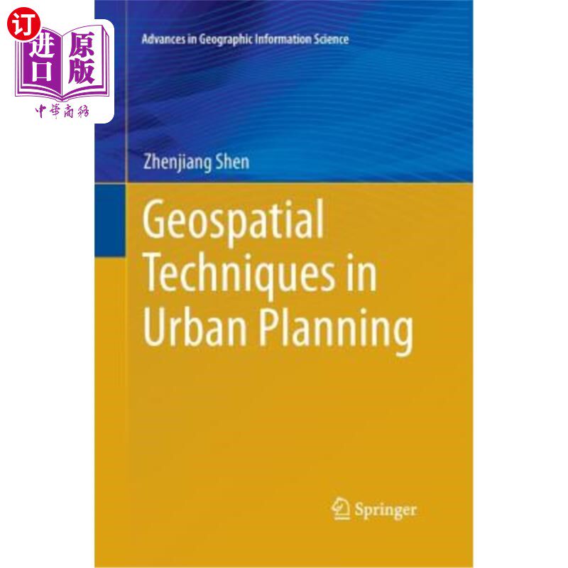 海外直订Geospatial Techniques in Urban Planning 城市规划中的地理空间技术