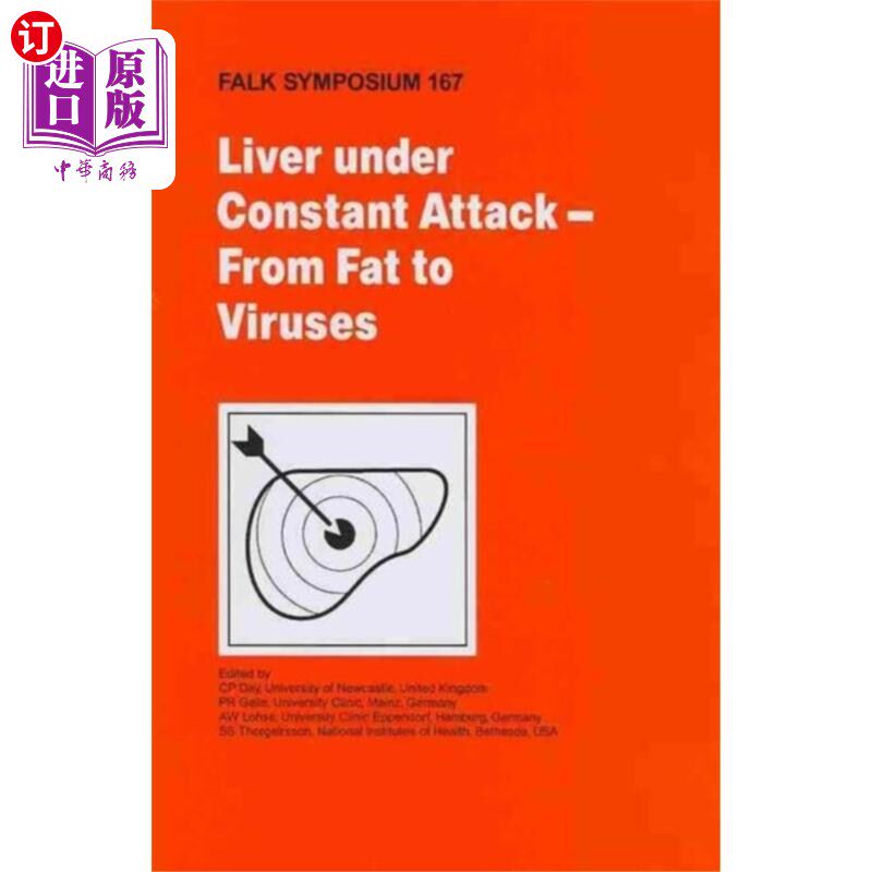 海外直订医药图书Liver Under Constant Attack - From Fat to Viruses 肝脏不断受到攻击-从脂肪到病毒