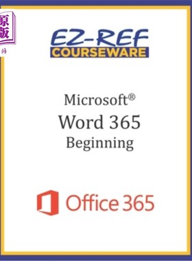 海外直订Microsoft Word 365 - Beginning: Instructor Guide (Black & White) Microsoft Word 365入门指南(黑白)