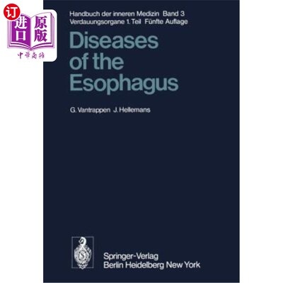 海外直订医药图书Diseases of the Esophagus 食道疾病