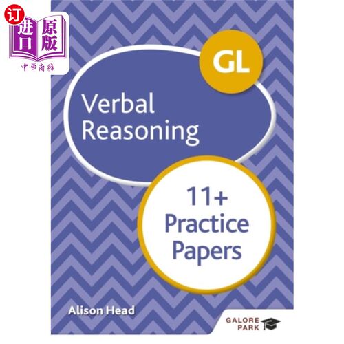 海外直订GL 11+ Verbal Reasoning Practice Papers GL 11+口头推理练习试卷