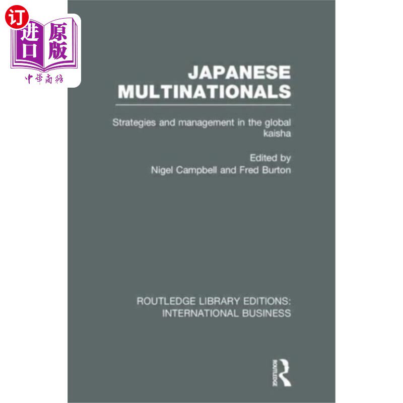 海外直订Japanese Multinationals (RLE International Busin... 日本跨国公司(RLE国际业务)