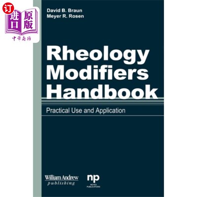 海外直订Rheology Modifiers Handbook 流变改性剂手册