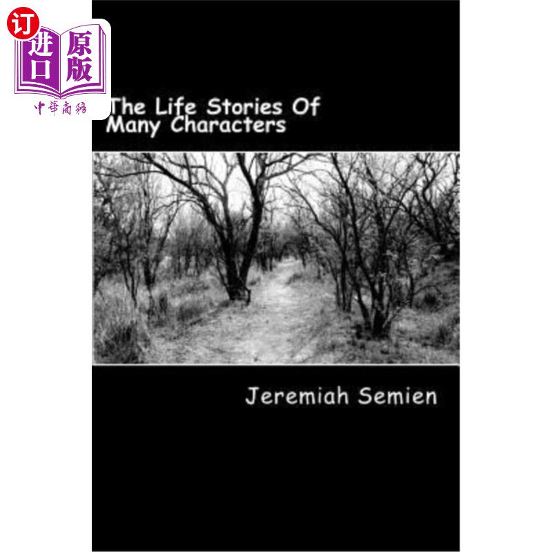 海外直订The Life Stories Of Many Characters 许多人物的生活故事