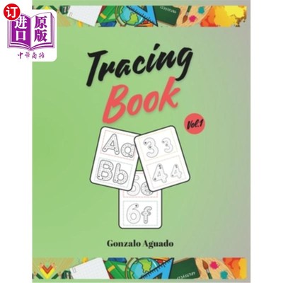 海外直订Tracing Book: Learn to Write Letters and Numbers 描描书：学习写字母和数字