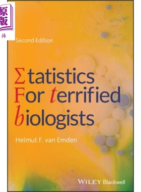 现货 惊恐生物学家统计 第2版 Statistics For Terrified Biologists 2nd Edition Helmut van Emden 英文原版【中商原版】wiley